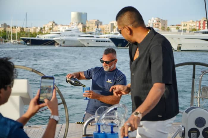 Full-day sailing trip in Barcelona on a sailboat