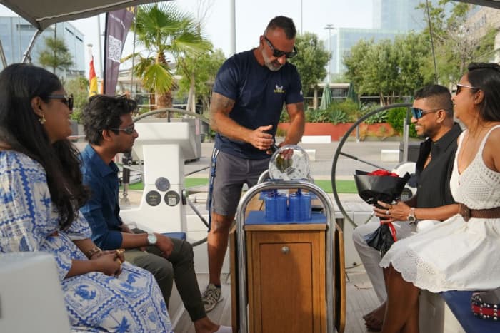 Full-day sailing trip in Barcelona on a sailboat