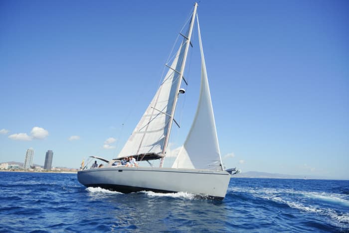 Full-day sailing trip in Barcelona on a sailboat