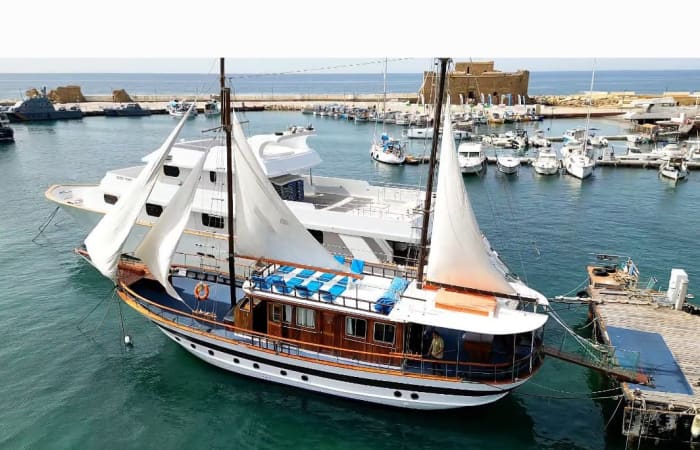 Entdecken Sie Paphos: Ein halber Tag voller Freude auf einer Gulet