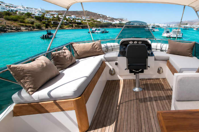 Privécruise van een hele dag langs de zuidkust of Delos en Rhenia