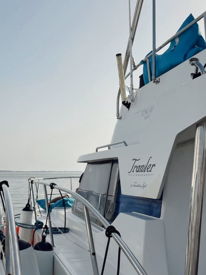 Visite privée de 2 heures avec deux catamarans à Lisbonne