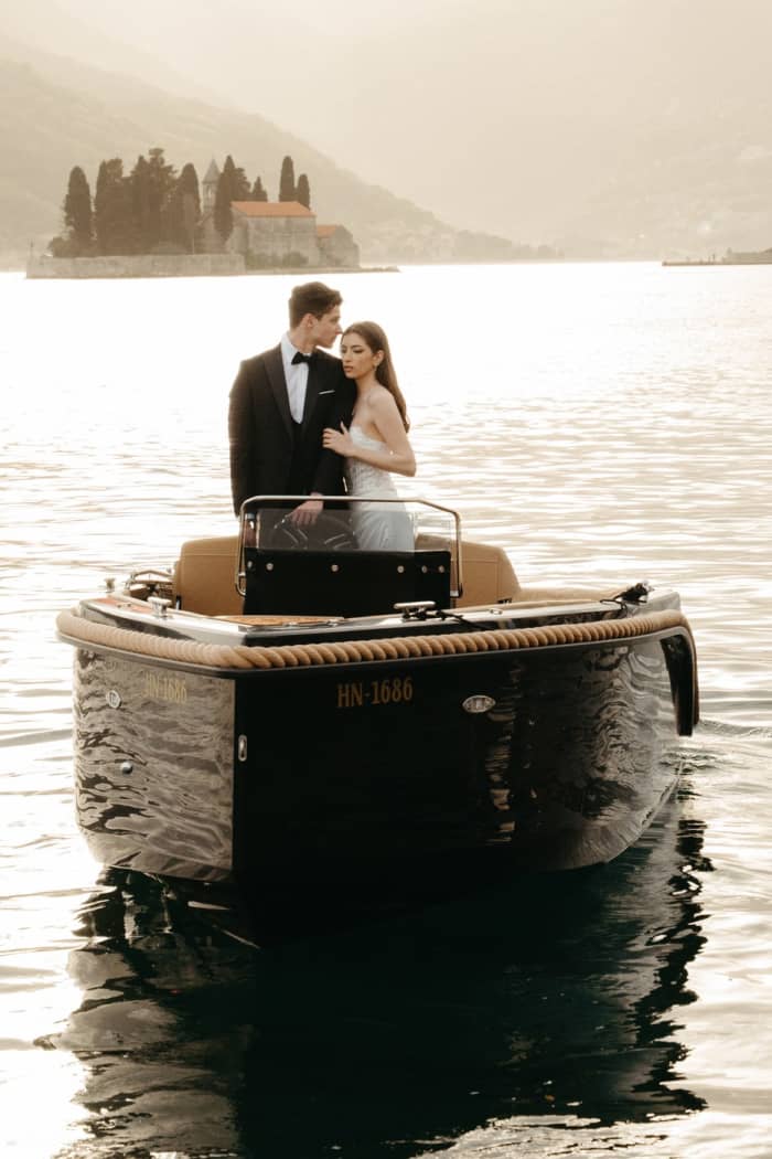 Exclusive Wedding Photos on SpeedBoat