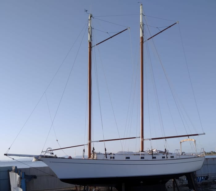 Een tocht op een klassieke schoener in La Manga
