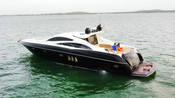 Zonsondergangcruise met de 72ft Sunseeker in Cartagena – Een luxe privéjachtervaring