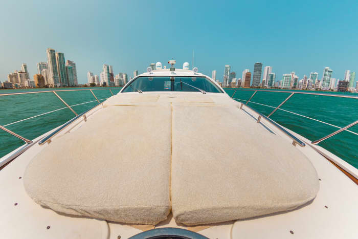 Croisière privée en yacht Azimut de 19 mètres au coucher du soleil à Carthagène