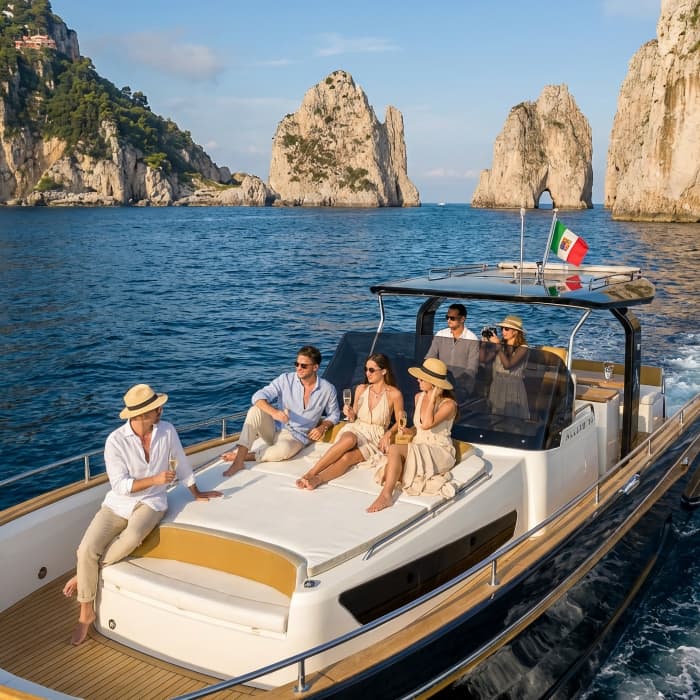 Luxury Private Yacht Charter to  Capri | Up to 12 Guests