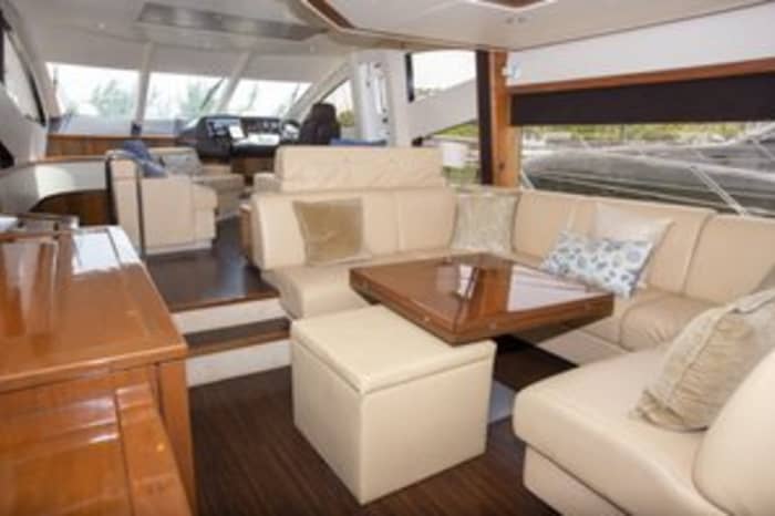 Luxury 64ft Sunseeker Flybridge Yacht Charter Cancun