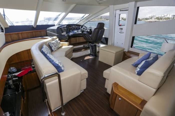 Luxury 64ft Sunseeker Flybridge Yacht Charter Cancun