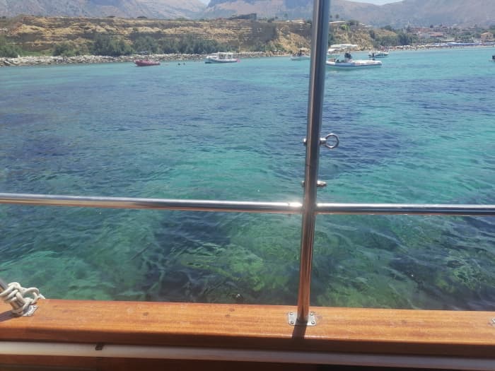 Private boat trip around Trappeto on a motorboat
