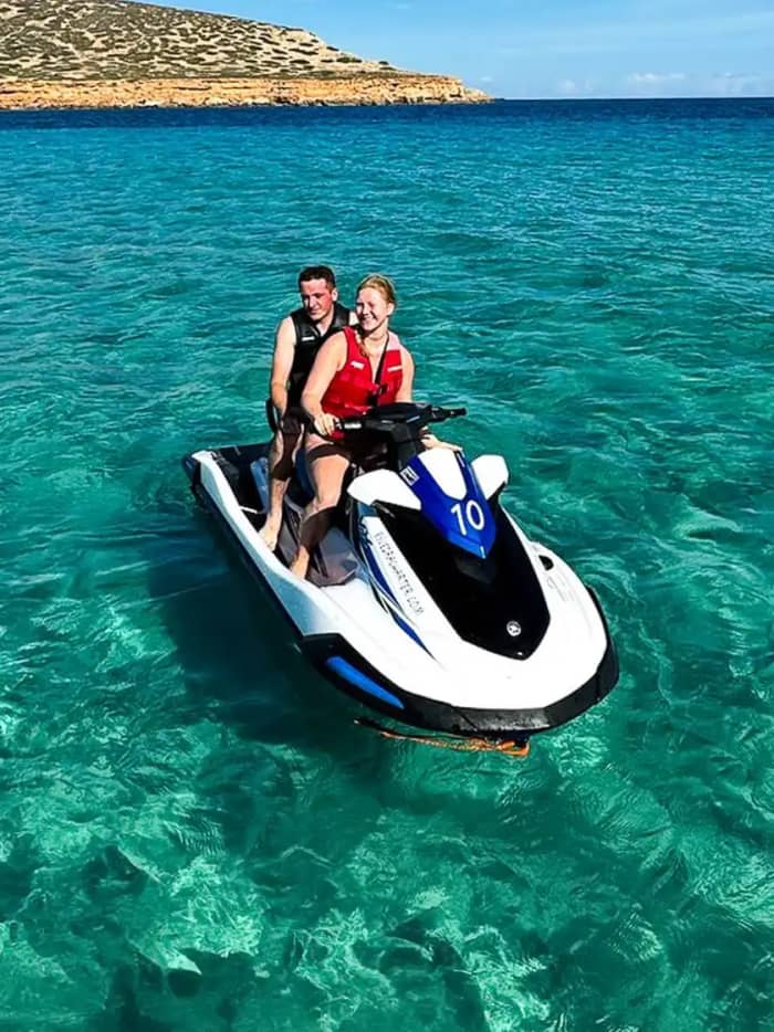 Jetski-tour naar Cala Comte - 45 minuten