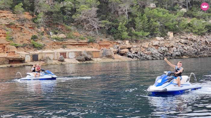 Geführte Jet-Ski-Tour nach Cala Salada