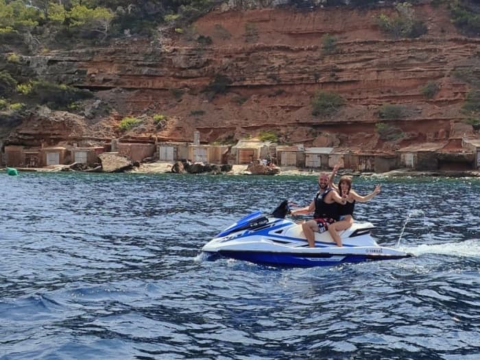 Geführte Jet-Ski-Tour nach Cala Salada