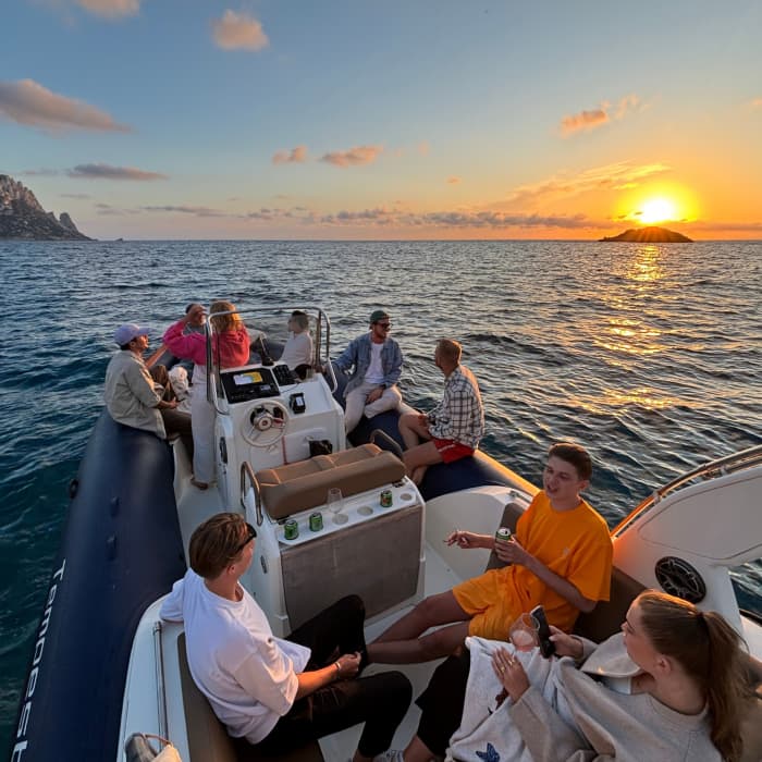 Experience Ibiza's Sunset Magic: A Luxurious Boat Cruise to Remember