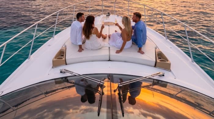 Journée exceptionnelle entre Cannes, le Cap d'Antibes et les îles de Lérins à bord du Sessa C48
