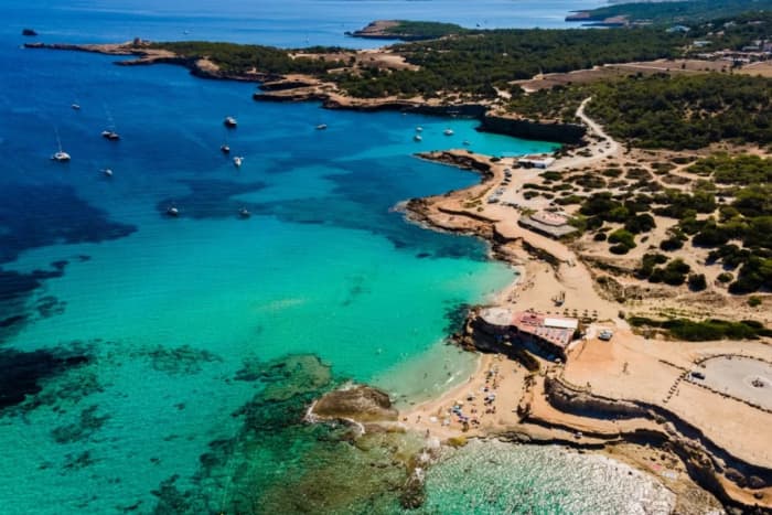 zeildag aan de westkust van Ibiza
