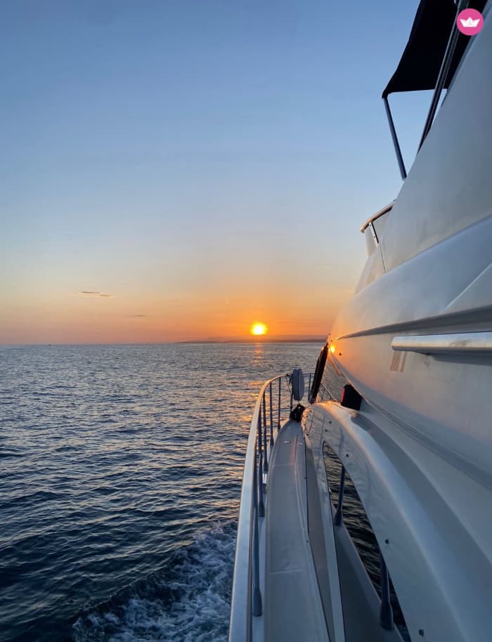 Coucher de soleil de 3 heures sur un yacht, profitez de l'Algarve d'une manière différente