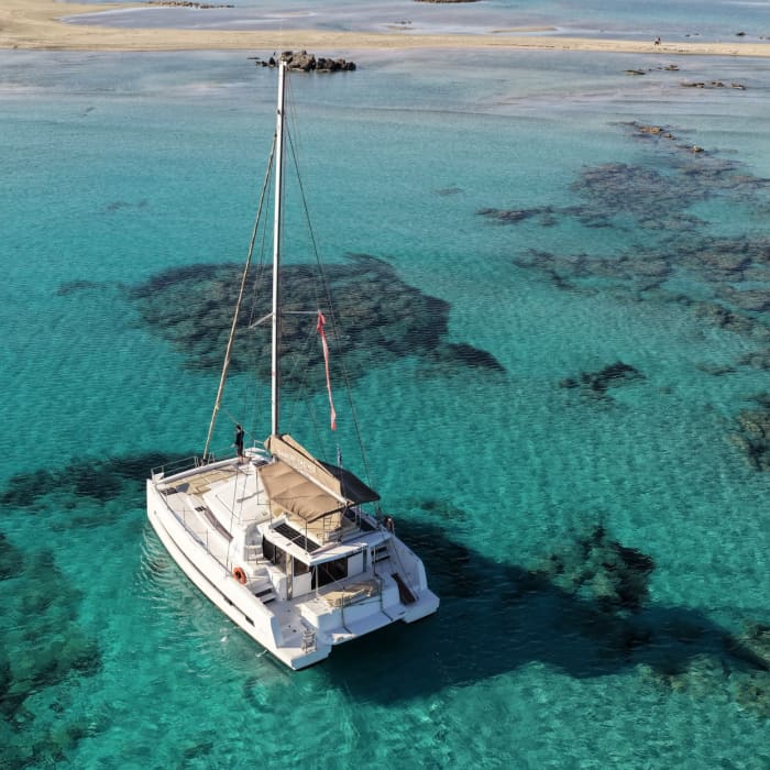 Heraklion Luxury Catamaran Sunset Cruise — Dia Island (16:30–20:00)