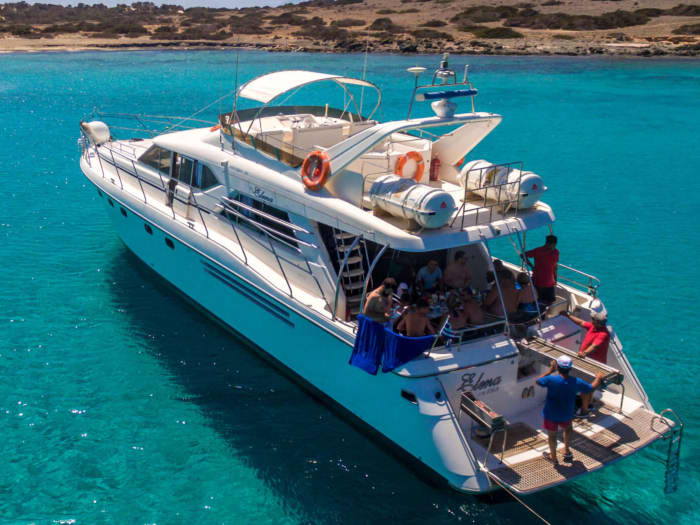 65ft Luxury Motor Yacht Princess Shades Crete