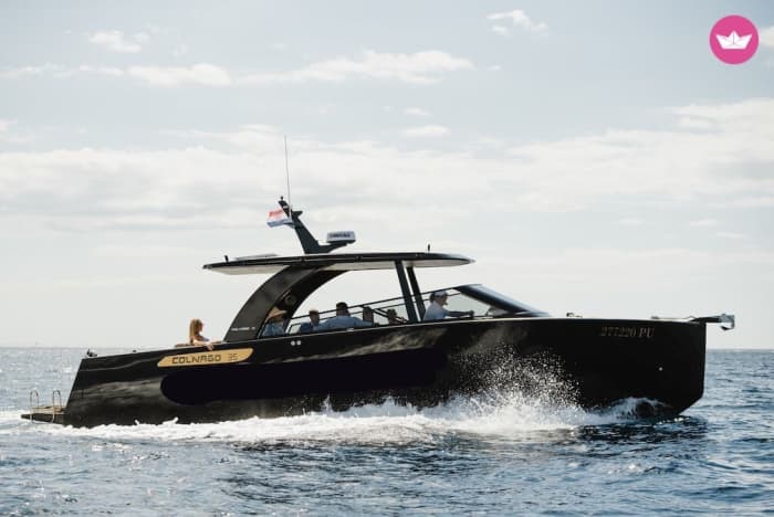 Premium half day (4hrs) customisable trip for up to 12 people on a speedboat, all inclusive with skipper, Istria