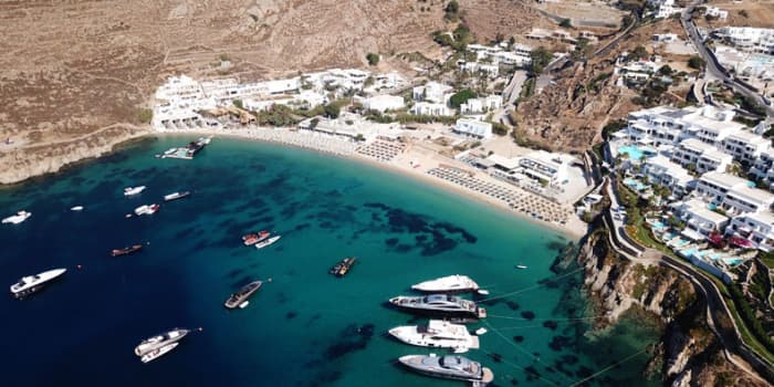 Côte sud de Rhénée, Délos et Mykonos | Excursion privée d'une journée en yacht