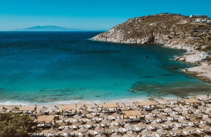 Côte sud de Rhénée, Délos et Mykonos | Excursion privée d'une journée en yacht