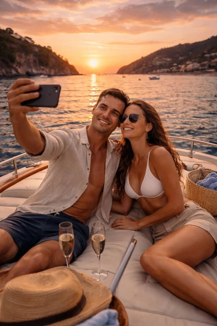 Private Bootstour bei Sonnenuntergang in Ischia