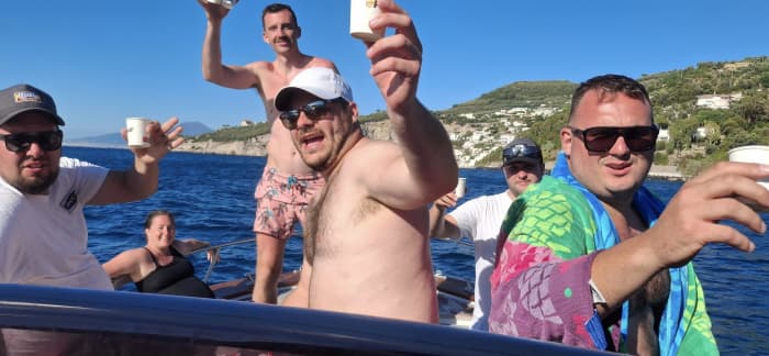 Abreise: von Sorrent
Ein Tag auf Capri