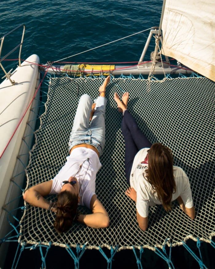 Feest/Evenementen op een Catamaran