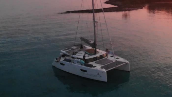 Tramonto e prestigio in mare