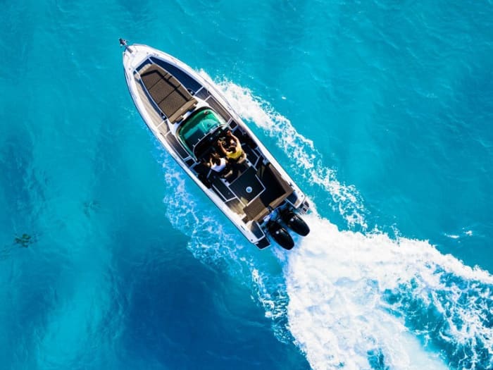 Your private motorboat for a day around Paxi