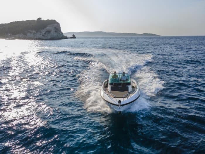 Your private motorboat for a day around Paxi