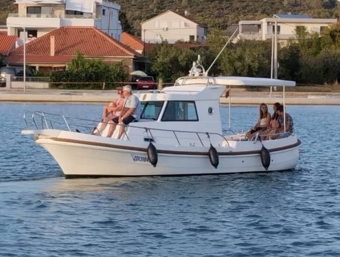 Explore Sukošan by boat: A full day on the water aboard a motorboat