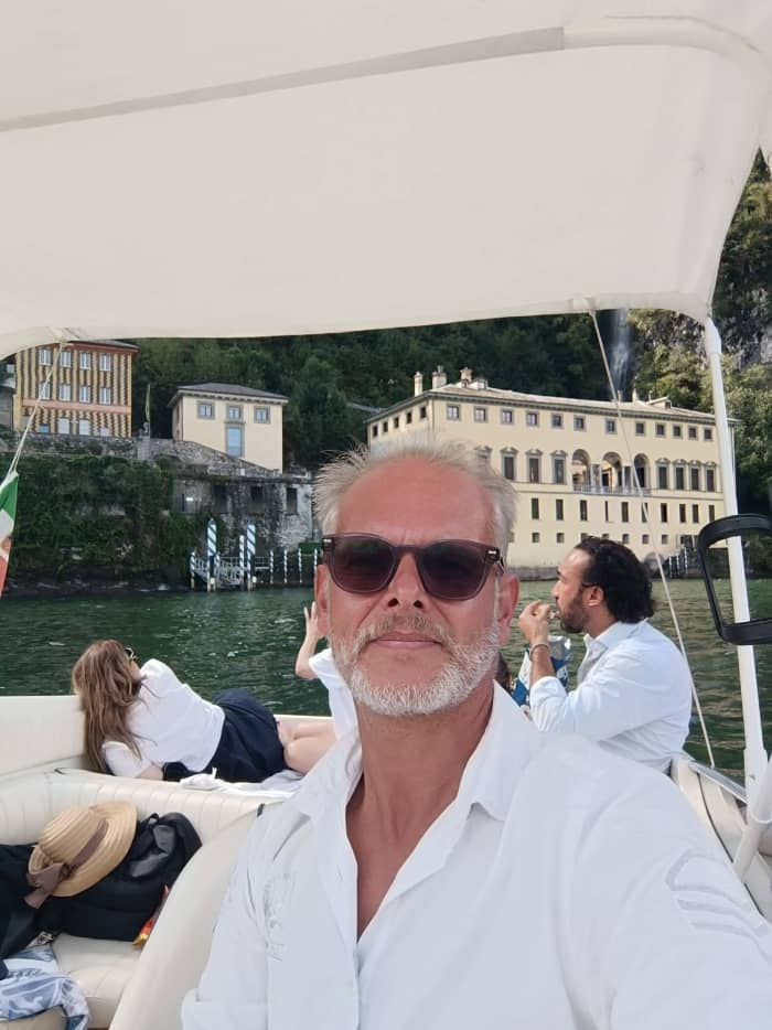 Private boat trip on Lake Como in a motorboat