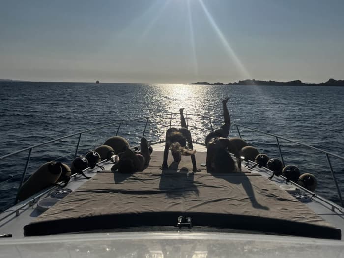 L'Heure Dorée à l'Argentario : Apéritif ou dîner exclusif sous les étoiles sur un yacht privé