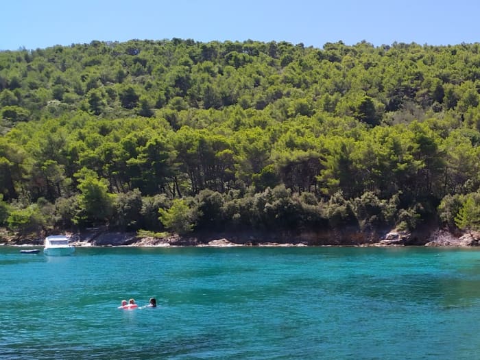 Excursión de isla en isla desde Zadar: Bahías Azules, Kali, Ošljak e islote de Galevac