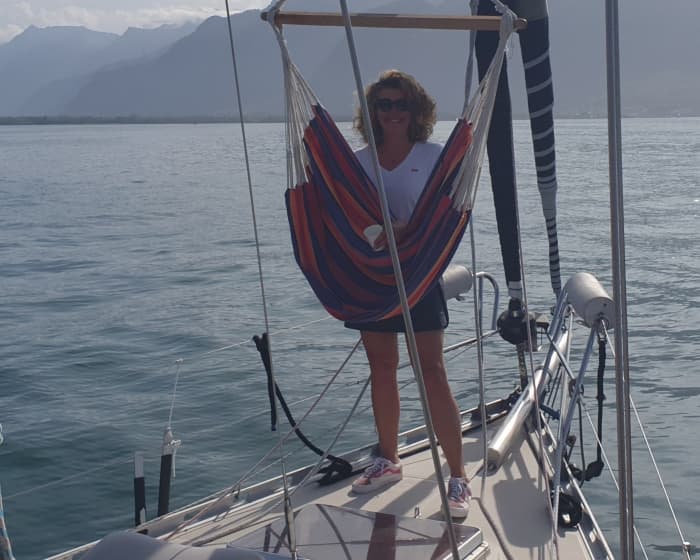 Full-day sailing trip in Évian-les-Bains on a sailboat