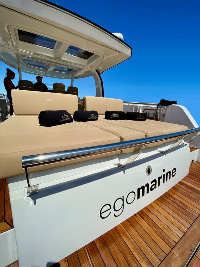 Fjord 41xl All inclusive, route to Formentera Saona with a fixed price and no worries.