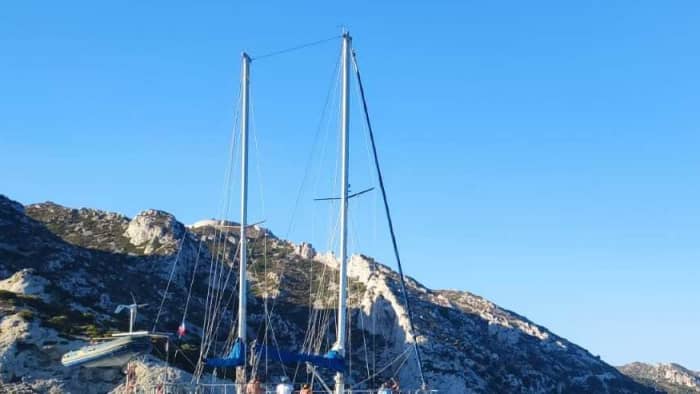 Sunset in the Calanques of Frioul