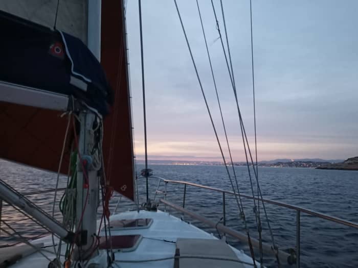 Sunset in the Calanques of Frioul