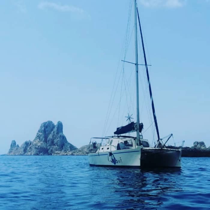 Bachelorette party on a private boat between Ibiza and Formentera