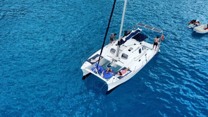Excursão privada de Formentera a Ibiza: enseadas exclusivas, águas cristalinas e capitão local.