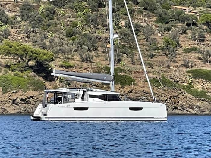Heldags katamaranuthyrning i Canet-en-Roussillon