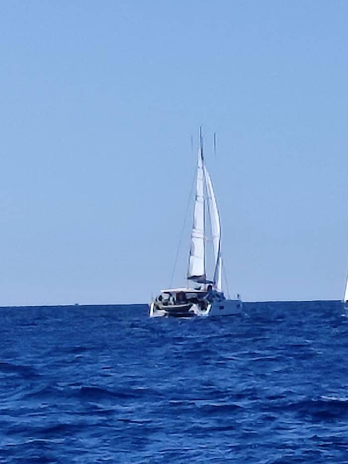 Heldags katamaranuthyrning i Canet-en-Roussillon