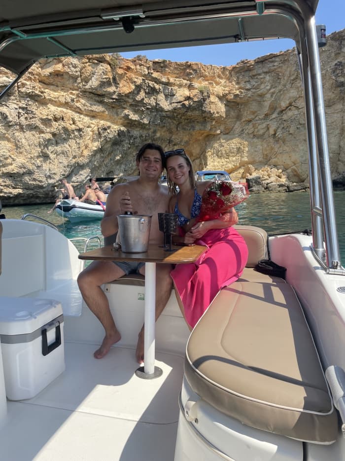 Half-day 4-hour private boat tour in Malta