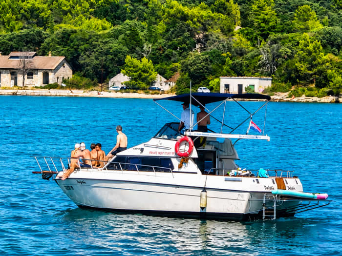 Sunset*Dolphins*Drinks *NP Brijuni*Golden hours⭐ 100% Private Experience — No Other Guests on Board