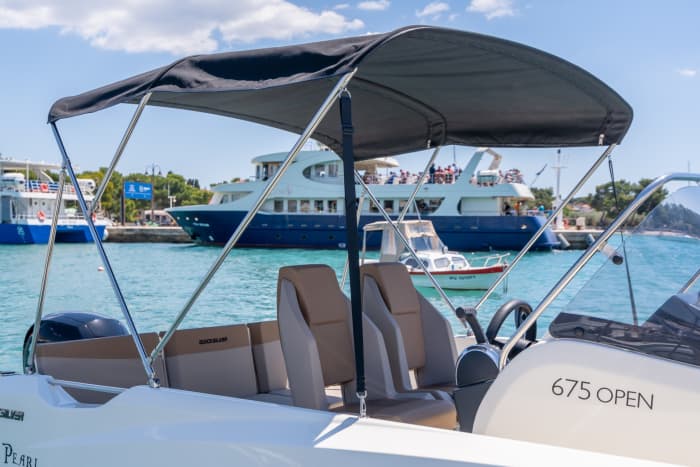 Une journée autour de Fažana : Profitez de 6 h 30 de découverte en bateau à moteur