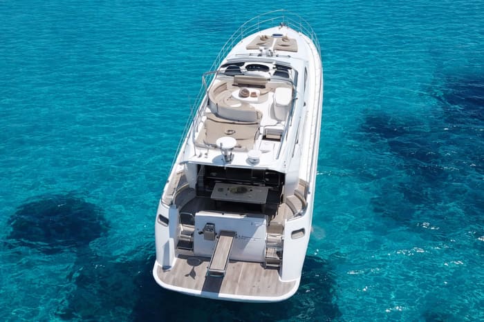 Croisière privée d'une journée sur la côte sud ou à Délos et Rhenia (Azimut 58 pieds)