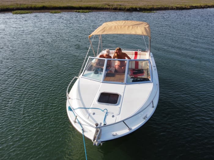 The best of Venice is at sea: A full day of laughter aboard this Glastron Laraya 214