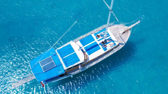 Bodrum dagcruise – naar Black Island & Aquarium Bay